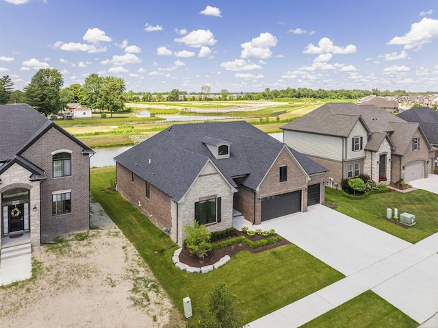 drone / aerial view featuring a residential view