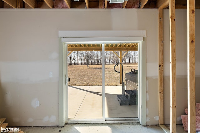 doorway to outside featuring a wealth of natural light