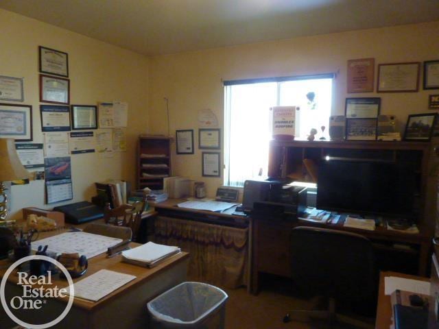 view of office space