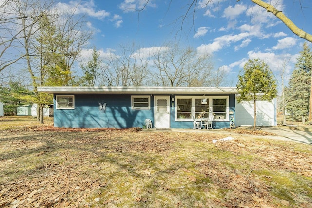 view of ranch-style home