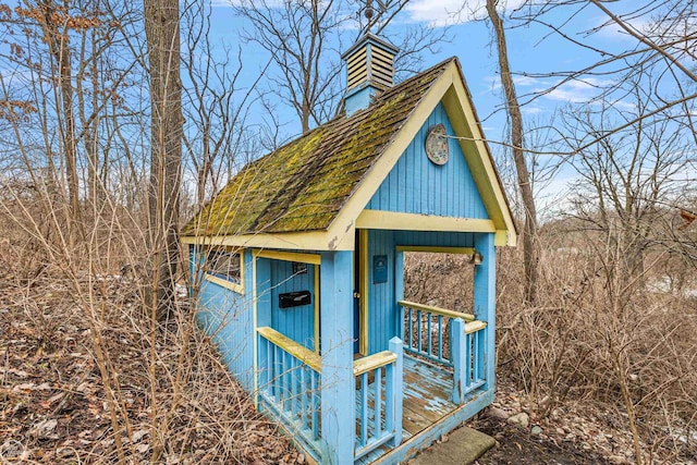 view of outbuilding with an outdoor structure