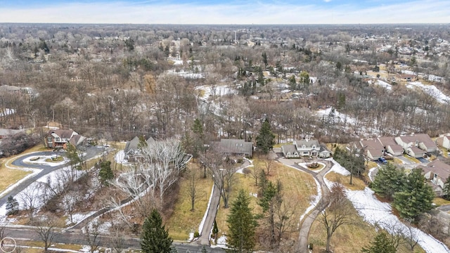 drone / aerial view featuring a residential view