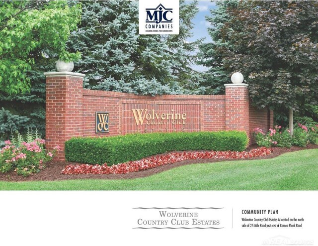 17447 Megan Dr, Macomb, MI 48042 - view of community / neighborhood sign