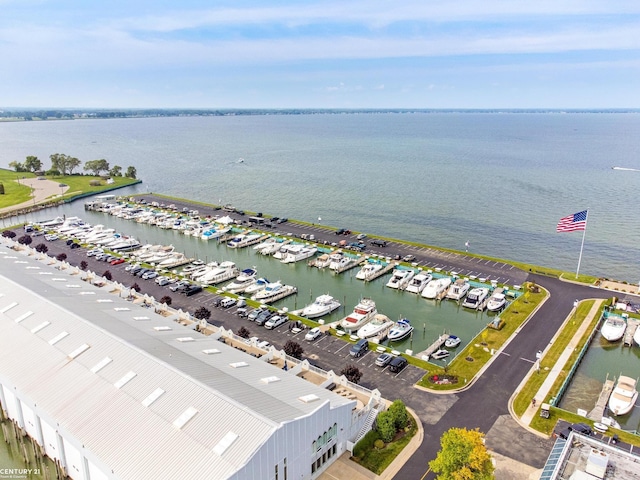65 Sea Ray Blvd Unit 7, Harrison Twp, MI 48045 - aerial view featuring a water view