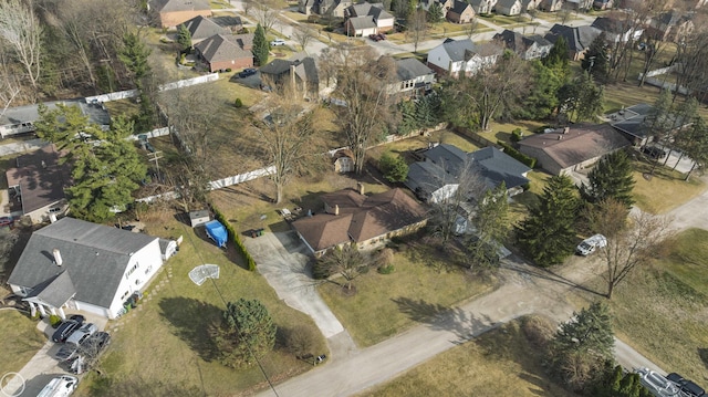 birds eye view of property featuring a residential view