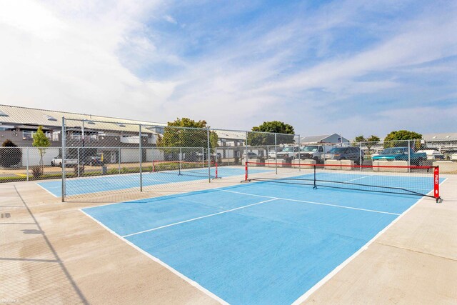49 Sea Ray Blvd, Harrison Twp, MI 48045 - view of tennis court with fence