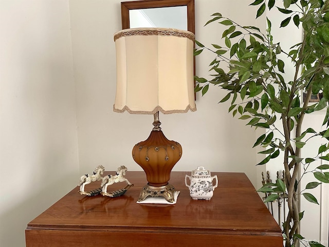 view of room details