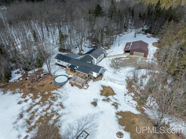 E3117 H44 Hwy, Trenary, MI 49891 - view of snowy aerial view