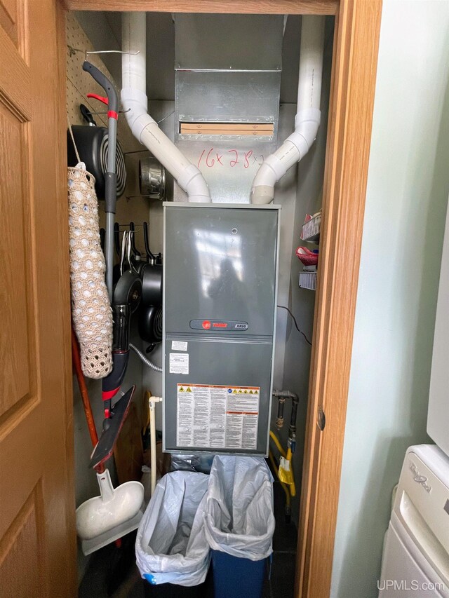view of utility room