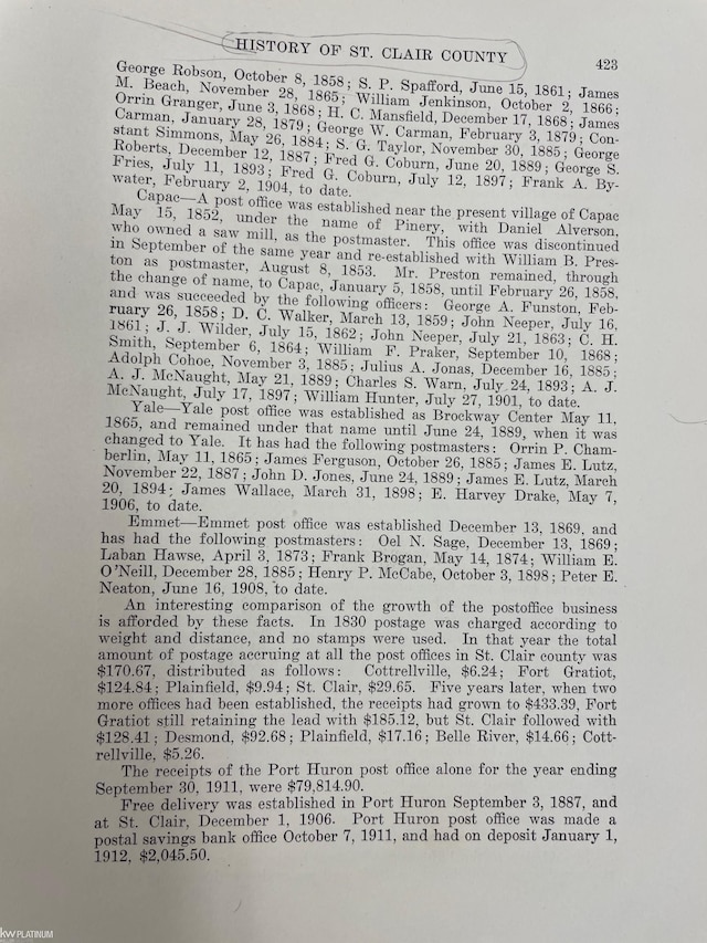 miscellaneous document