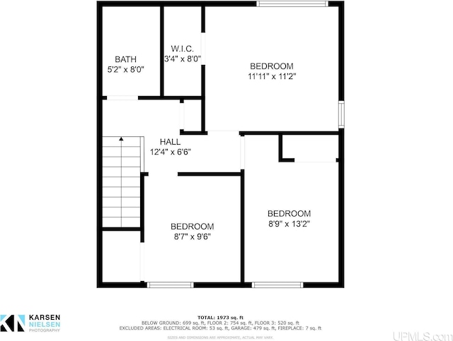 1217 Nakomis, Negaunee, MI 49866 - floor plan / room layout