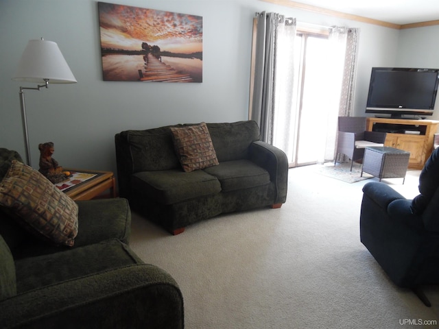 49436 S Superior Rd, Houghton, MI 49931 - living room featuring carpet