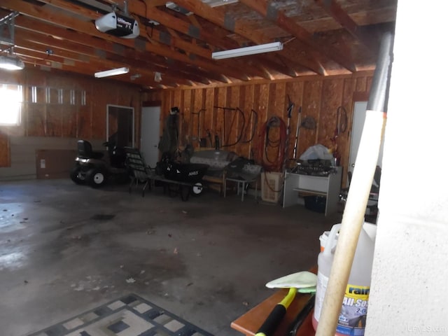 49436 S Superior Rd, Houghton, MI 49931 - garage with a garage door opener