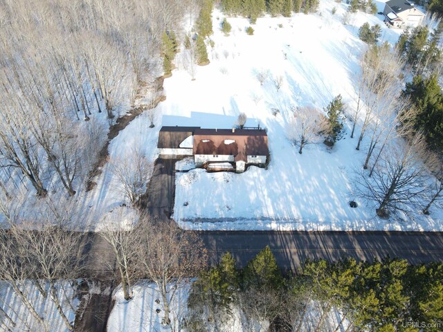 49436 S Superior Rd, Houghton, MI 49931 - view of snowy aerial view