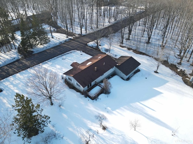 49436 S Superior Rd, Houghton, MI 49931 - view of snowy aerial view