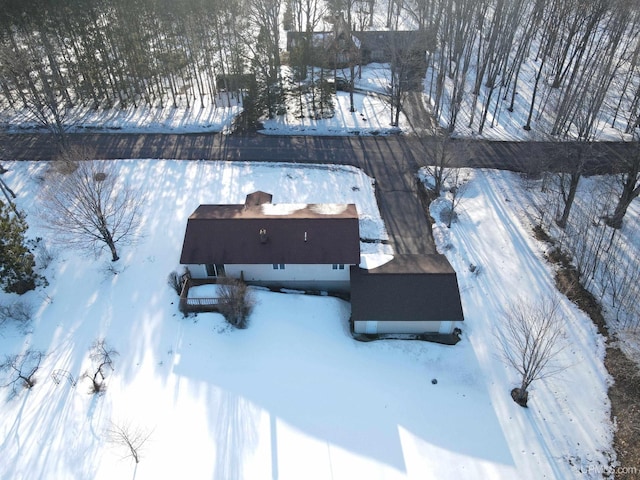 49436 S Superior Rd, Houghton, MI 49931 - view of snowy aerial view