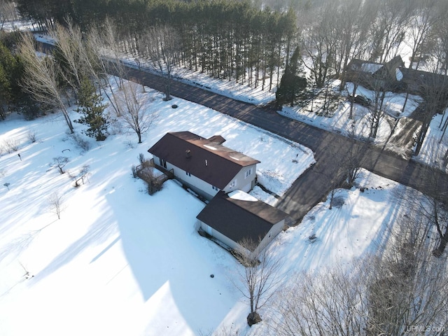 49436 S Superior Rd, Houghton, MI 49931 - view of snowy aerial view