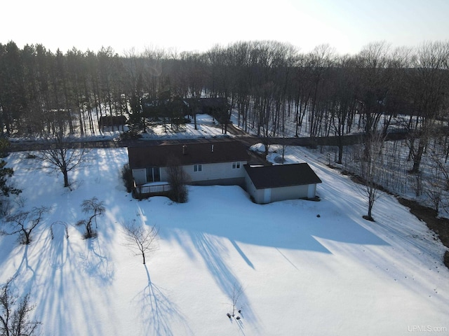 49436 S Superior Rd, Houghton, MI 49931 - view of yard covered in snow