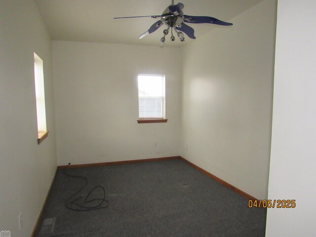505 Washington St, Marine City, MI 48039 - unfurnished room featuring baseboards, a ceiling fan, and carpet floors