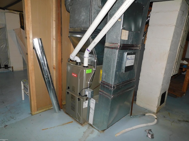 27324 Larchmont St, Saint Clair Shores, MI 48081 - utility room featuring heating unit