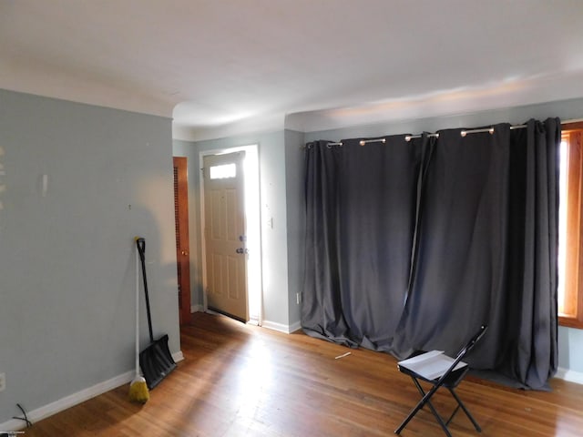 27324 Larchmont St, Saint Clair Shores, MI 48081 - unfurnished room featuring light wood-type flooring and baseboards