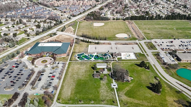 drone / aerial view