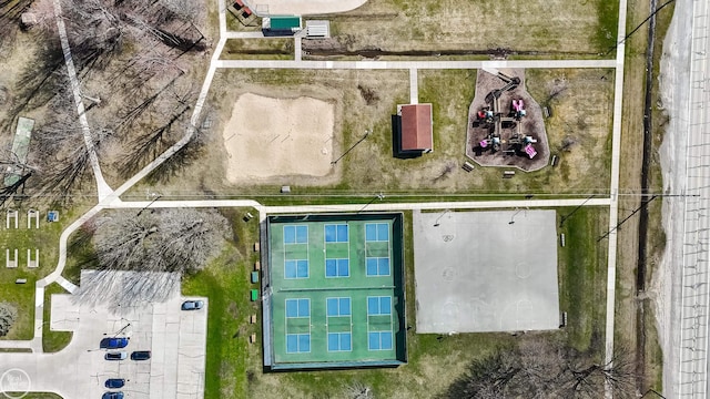 drone / aerial view
