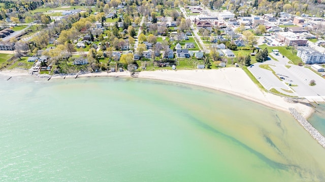 7173 Lake St, Lexington, MI 48450 - bird's eye view with a beach view and a water view