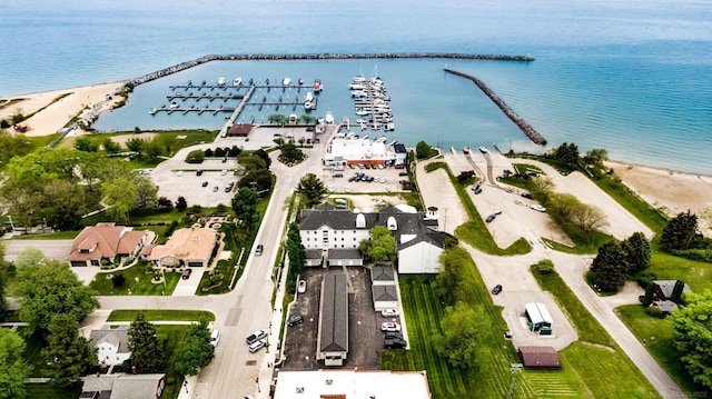 7173 Lake St, Lexington, MI 48450 - bird's eye view with a water view