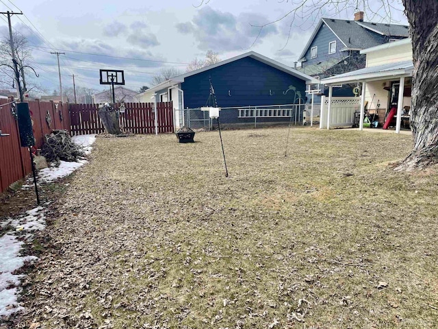 1215 Dakota Ave, Gladstone, MI 49837 - view of fenced backyard