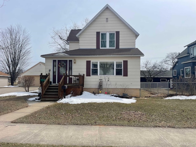 1215 Dakota Ave, Gladstone, MI 49837 - view of front of property featuring roof with shingles