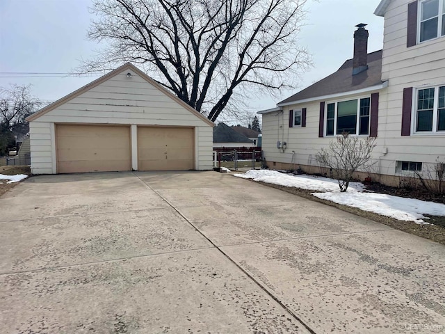 1215 Dakota Ave, Gladstone, MI 49837 - view of detached garage