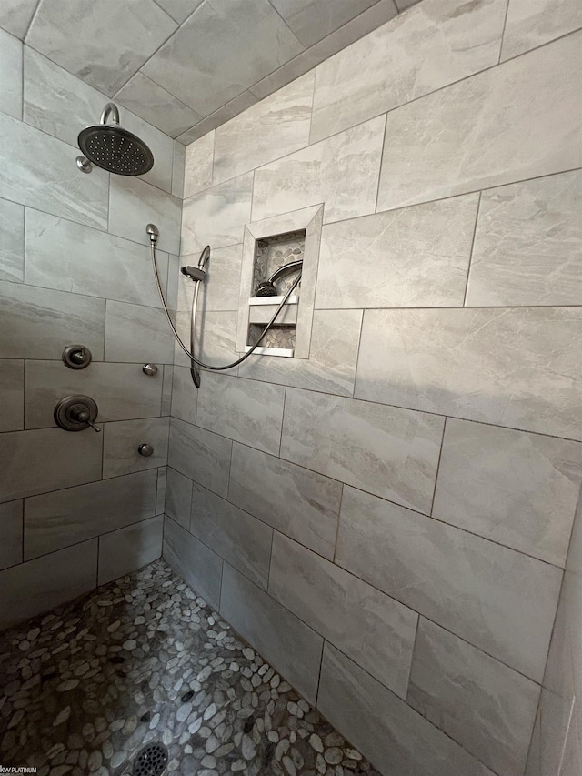 full bathroom with tiled shower