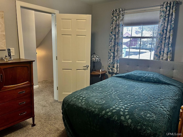 bedroom featuring carpet flooring