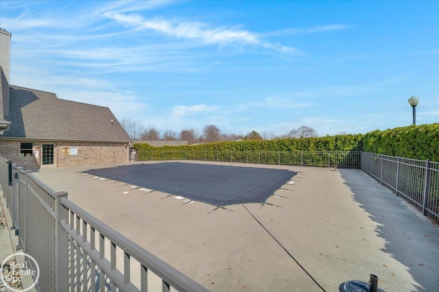 6240 Twin Lakes Dr, Kimball, MI 48074 - view of pool with fence and a patio