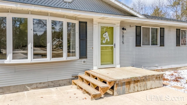 view of entrance to property