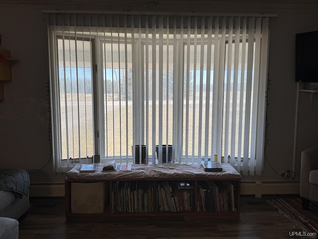 9260 S US Highway 41, Skandia, MI 49885 - dining space with baseboard heating and wood finished floors