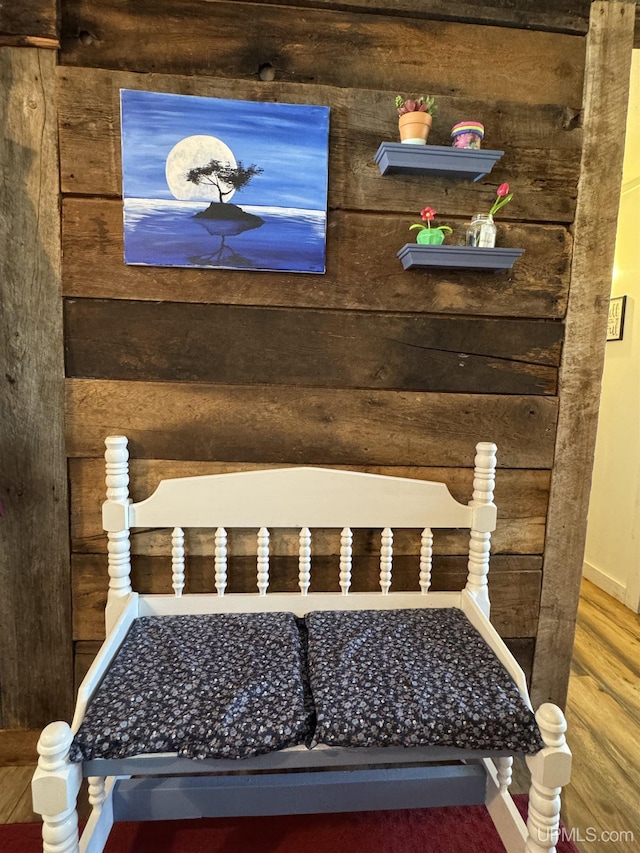 9260 S US Highway 41, Skandia, MI 49885 - bedroom with wood walls and wood finished floors