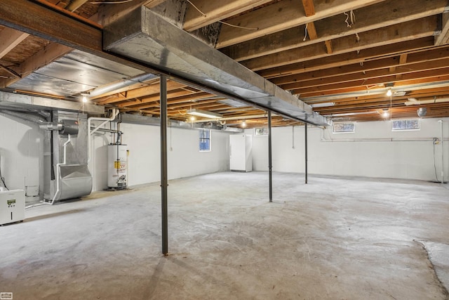 475 S Bartlett Rd, Saint Clair, MI 48079 - below grade area with water heater and heating unit