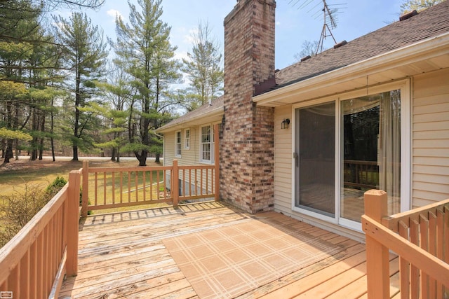 475 S Bartlett Rd, Saint Clair, MI 48079 - view of wooden terrace