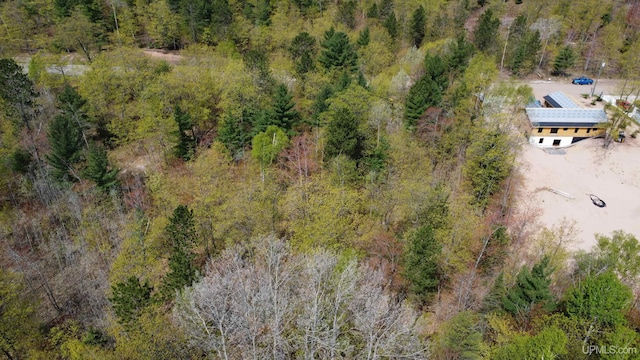107 Royal Oak Ln, Marquette, MI 49855 - view of subject property with a heavily wooded area