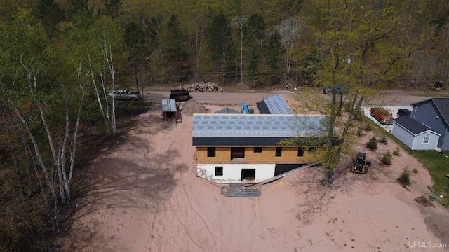 107 Royal Oak Ln, Marquette, MI 49855 - view from above of property with a forest