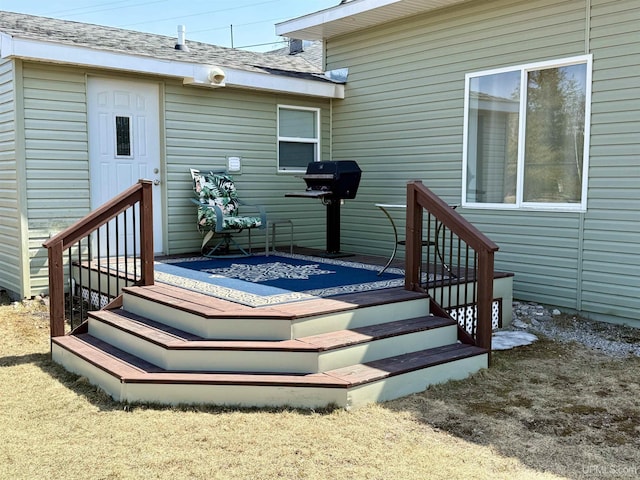 exterior space with grilling area