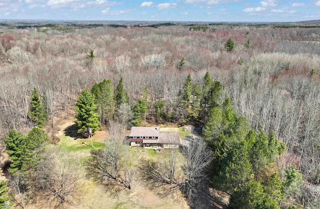 aerial view with a view of trees