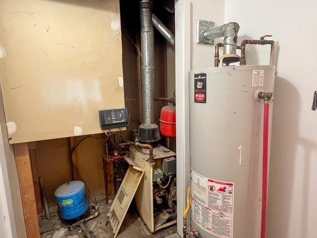 utilities with gas water heater