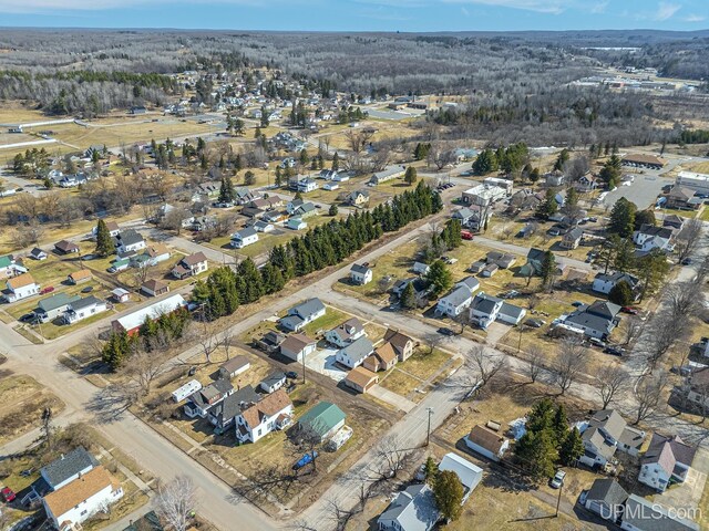 drone / aerial view featuring a residential view