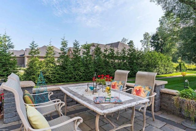 view of patio / terrace with outdoor dining space