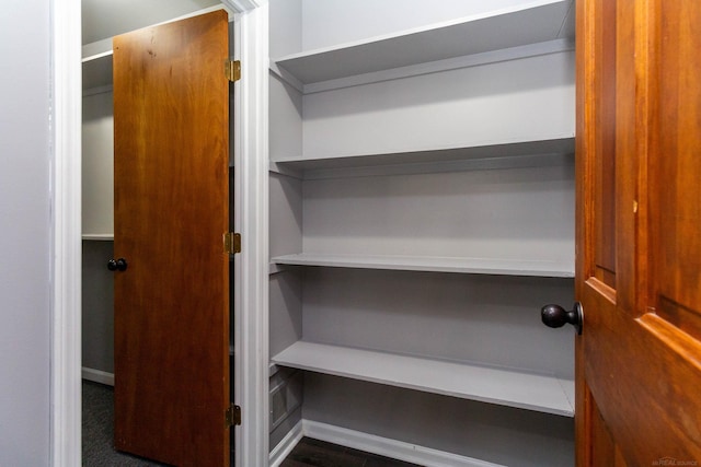 view of closet