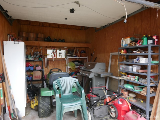 storage room featuring a garage