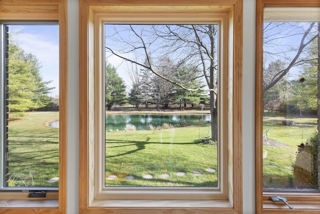 6728 Frith Rd, Smiths Creek, MI 48079 - entryway with a water view